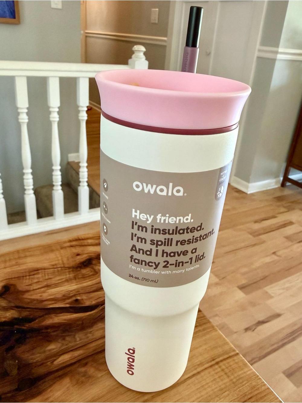 Owala 24 oz. Stainless Steel Tumbler, NWT